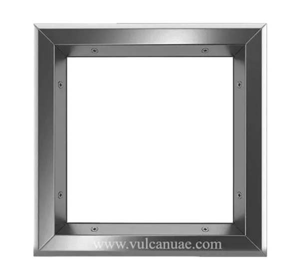 Universal Steel Visionlite Kit/Frame – Fire Rated or Non-Fire Rated, Compatible with Door Systems, Clear Fire Glass Panel, Easy Retrofit, RAL Powder Coated Steel Construction